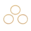 Brass Soldered Closed Jump Rings KK-K253-15E-03G-1