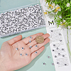 100G Opaque Acrylic Beads MACR-SC0001-49-3