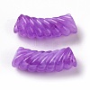 Two Tone Opaque Acrylic Beads OACR-A016-06E-2