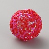 Opaque Acrylic Glitter Beads LS-FIND-CJC0010-111A-10-1