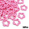 50Pcs Opaque Acrylic Pendants MACR-YW0004-36G-1