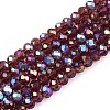 Electroplate Glass Beads Strands LS-EGLA-A044-T3mm-L13-1