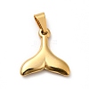 PVD Vacuum Plating 201 Stainless Steel Pendants X-STAS-P314-13B-G-1