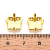 201 Stainless Steel Sew on Prong Settings STAS-T032-08-10mm-G-3