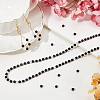 Natural Obsidian Beads Strands G-PH0028-4mm-14-5