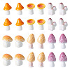 30Pcs 6 Styles Mushroom Series Resin Display Decorations DJEW-TA0001-21-1