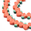 Handmade Polymer Clay Bead Strands CLAY-N011-47-3
