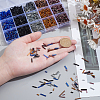 120G 15 Styles Glass Bugle Beads SEED-PH0002-60B-3