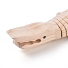 Unfinished Wooden Crocodile DIY-WH0161-39-2