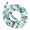 Electroplate Glass Beads Strands X-EGLA-C007-01D-2