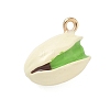 Alloy Enamel Charms ENAM-F156-03G-03-1