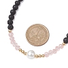 Natural Lava Rock Beaded Necklaces NJEW-JN04856-3