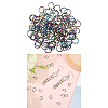 Ion Plating(IP) 304 Stainless Steel Open Jump Rings STAS-CA0002-21D-8