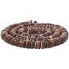 Natural Coconut Shell Rondelle Bead Strands COCB-PH0001-01-4