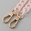 Acrylic Imitation Jelly Curb Chain Link Purse Chains FIND-WH0126-257E-2