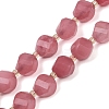 Dyed Natural Jade Beads Strands G-U023-A20-01G-2