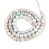 Anti-Tarnish Electroplate Glass Beads Strands X-GLAA-N057-6mm-06-2