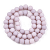 Opaque Glass Beads Strands GLAA-T032-P8mm-MD07-3