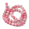 Natural Dyed White Jade Beads Strands G-M402-C03-07-5