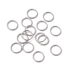 Non-Tarnish 304 Stainless Steel Open Jump Rings STAS-C040-01D-P-1