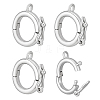 4Pcs 925 Sterling Silver Twister Clasps STER-PH0004-33-1