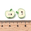 Apple Spray Painted Alloy Beads FIND-C075-02A-3