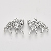 Tibetan Style Alloy Pendants TIBEP-T009-33AS-RS-2