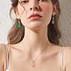10Pcs 10 Style Gemstone Pendants G-PH0001-37-4