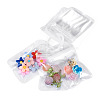 50Pcs Transparent Plastic Resealable Packaging Bags OPP-TA0001-28-3