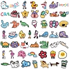 50Pcs Planet Of Cute Stick Hair Kids Theme PVC Waterproof Stickers STIC-Z002-08-4