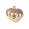 Rack Plating Brass Enamel Pendants KK-S366-05G-07-1