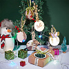 30Pcs 3 Colors Acrylic Mirror Pendants FIND-GA0003-15-5