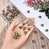 45Pcs Dyed Natural Imperial Jasper Beads G-SC0003-90A-3
