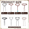 8Pcs 8 Styles Tree of Life Alloy & ABS Plastic Pearl & Natural Flower Amazonite Chip & Synthetic Turquoise Pendant Necklaces NJEW-ME00003-2