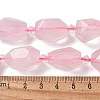 Natural Rose Quartz Beads Strands G-H095-A10-01-4