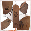 Cowhide Leather Labels AJEW-WH0386-0019-4