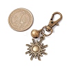 Alloy Star Sun Moon Pendants Decoration HJEW-JM02282-4