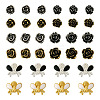 60Pcs 10 Style Alloy Enamel Cabochons MRMJ-TA0001-25-10