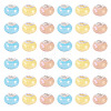 150Pcs Opaque Resin European Beads RESI-TA0004-61B-1