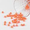 Faceted Colorful Eco-Friendly Poly Styrene Acrylic Round Beads SACR-K001-8mm-73-3