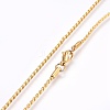 304 Stainless Steel Chain Necklaces NJEW-F248-19A-G-2