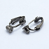 Brass Clip on Earring Converter X-KK-Q115-B-2