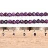 Heated Natural Sugilite Beads Strands G-B193-B04-4mm-5