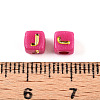 Plating Acrylic Beads OACR-N140-01A-J-3