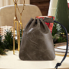 2Pcs Cowhide Jewelry Cosmetics Storage Bag ABAG-BBC0001-38B-7