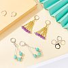 40Pcs 4 Colors 304 Stainless Steel Leverback Earring Findings STAS-UN0029-67-5