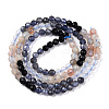 Natural Mixed Gemstone Beads Strands G-D080-A01-02-38-2
