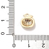 Brass Micro Pave Cubic Zirconia Charms LS-KK-D427-05C-G-3
