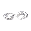 Rack Plating Brass Handbag Shape Hoop Earrings for Women EJEW-F306-06P-2