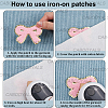 12Pcs Bowknot Towel Cloth Computerized Embroidery Cloth Iron On/Sew On Patches DIY-CY0001-14-5